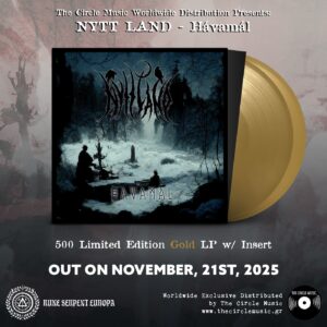 Nytt Land – Hávamál – Double Gatefold Gold Vinyl with insert (250 copies)